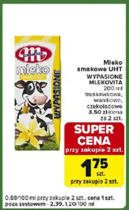 Carrefour Express Mleko smakowe uht wypasione mlekovita oferta