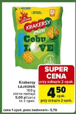 Carrefour Express Krakersy lajkonik oferta