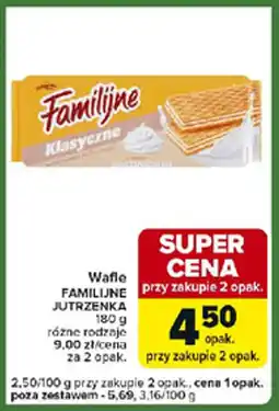 Carrefour Express Wafle familijne jutrzenka oferta