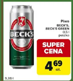 Carrefour Express Piwo beck's, beck's green oferta