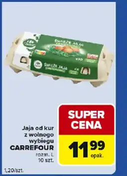Carrefour Express Jaja od kur z wolnego wybiegu carrefour oferta