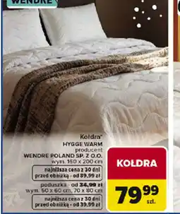 Carrefour Kołdra Wendre Hygge Warm oferta