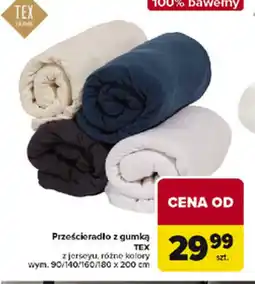 Carrefour TEX Prześcieradło z gumką oferta
