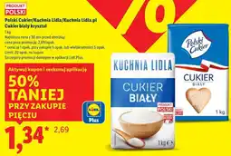 Lidl Cukier biały kryształ (Kuchnia Lidla/Polski Cukier) oferta