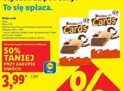 Lidl Kinder cards oferta