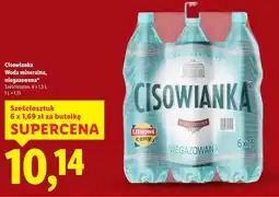 Lidl Cisowianka Woda mineralna, niegazowana (6 x 1,5 L) oferta