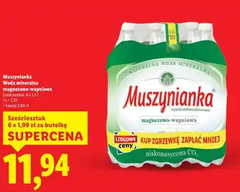 Muszynianka Woda mineralna magnezowo-wapniowa (6 x 1,5 L)