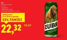 Lidl Żubr (Ośmiosztuk, 8 x 500 ml) oferta