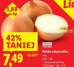 Lidl Polska cebula żółta (4 kg) oferta