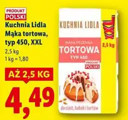 Lidl Kuchnia Lidla Mąka tortowa, typ 450, XXL oferta