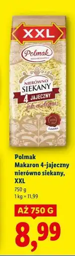 Lidl Polmak Makaron 4-jajeczny nierówno siekany, XXL oferta