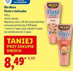 Lidl Rio Mare Pasta z tuńczyka oferta