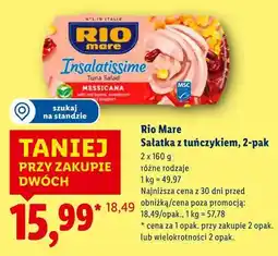 Lidl Rio Mare Sałatka z tuńczykiem, 2-pak oferta