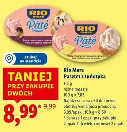 Lidl Rio Mare Pasztet z tuńczyka oferta