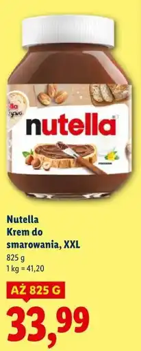 Lidl Nutella Krem do smarowania, XXL oferta
