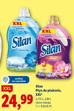 Lidl Silan Płyn do płukania, XXL 2,772 l, 2,86 l oferta