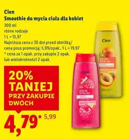 Lidl Cien Smoothie do mycia ciała dla kobiet oferta