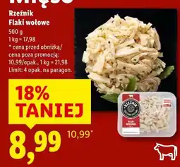 Lidl Rzeźnik Flaki wołowe oferta