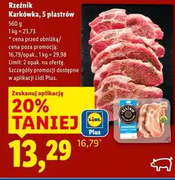 Lidl Rzeźnik Karkówka, 5 plastrów oferta