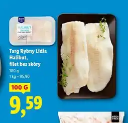 Lidl Targ Rybny Lidl Halibut, filet bez skóry oferta