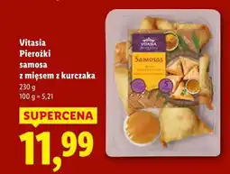 Lidl Vitasia Pierożki samosa z mięsem z kurczaka oferta