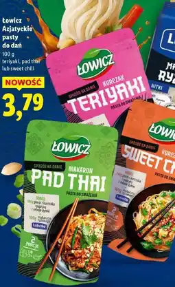Lidl Łowicz Azjatyckie pasty do dań (teriyaki, pad thai lub sweet chili) oferta