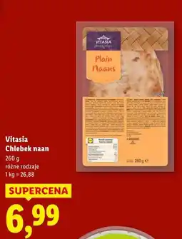 Lidl Vitasia Chlebek naan oferta