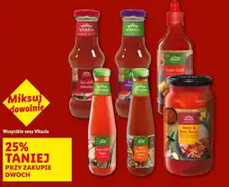Lidl Vitasia Sosy azjatyckie (różne rodzaje: sos chili pikantny, sweet chili, sweet & sour itp.) oferta