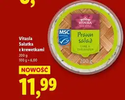 Lidl Vitasia Sałatka z krewetkami oferta