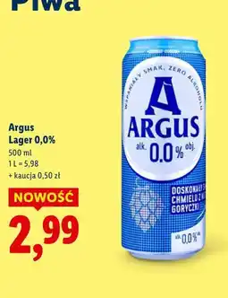 Lidl Argus Lager 0,0% oferta