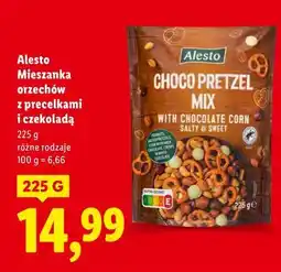 Lidl Alesto Mieszanka orzechów z precelkami i czekoladą oferta