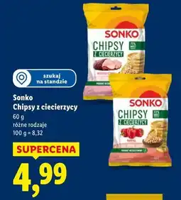 Lidl Sonko Chipsy z ciecierzycy oferta