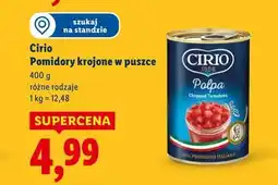 Lidl Cirio Pomidory krojone w puszce oferta