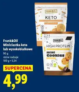 Lidl Frank&Oli Miniciastka keto lub wysokobiałkowe oferta