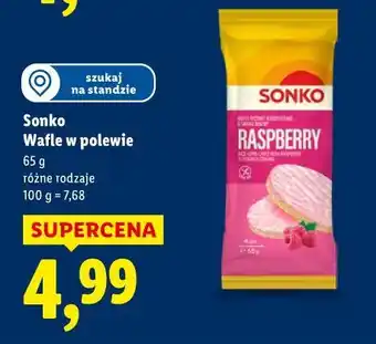 Lidl Sonko Wafle w polewie oferta