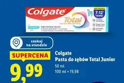 Lidl Colgate Pasta do zębów Total Junior (50 ml) oferta