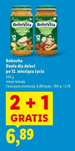 Lidl Bobovita Danie dla dzieci po 12. miesiącu życia oferta