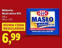 Lidl Mlekovita Masło ekstra 82% oferta