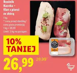 Lidl Kaczka – filet z piersi ze skórą oferta