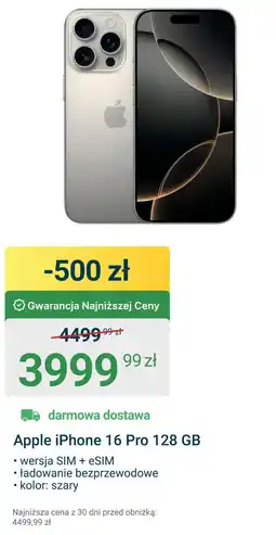 ERLI Apple iPhone 16 Pro 128 GB oferta