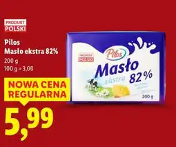 Lidl Pilos Masło ekstra 82% oferta