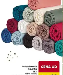 Carrefour Prześcieradło Tex z gumką oferta