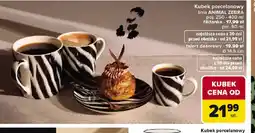 Carrefour Kubek porcelanowy oferta