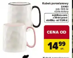 Carrefour Kubek porcelanowy Zanzi oferta
