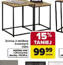 Carrefour Zestaw 2 stolików kawowych VERA oferta
