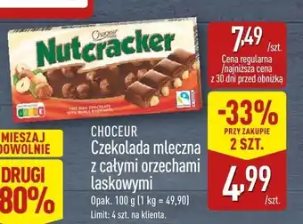 Czekolada mleczna z całymi orzechami laskowymi Nutcracker
