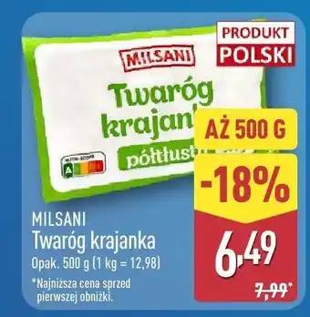 MILSANI Twaróg krajanka półtłusty