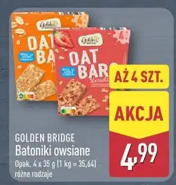 ALDI Batoniki owsiane GOLDEN BRIDGE oferta
