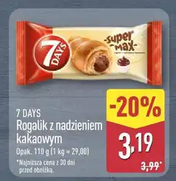 ALDI Rogalik z nadzieniem kakaowym 7 DAYS oferta