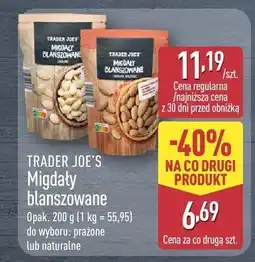 ALDI Migdały blanszowane prażone oferta